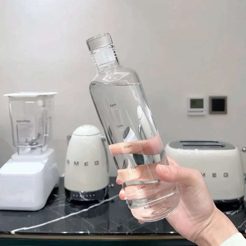 Clear Time Water Bottle