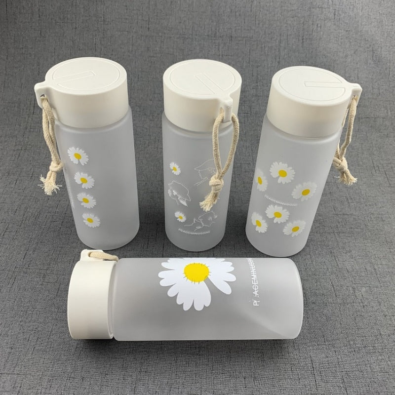 Daisy Plastic Water Bottle