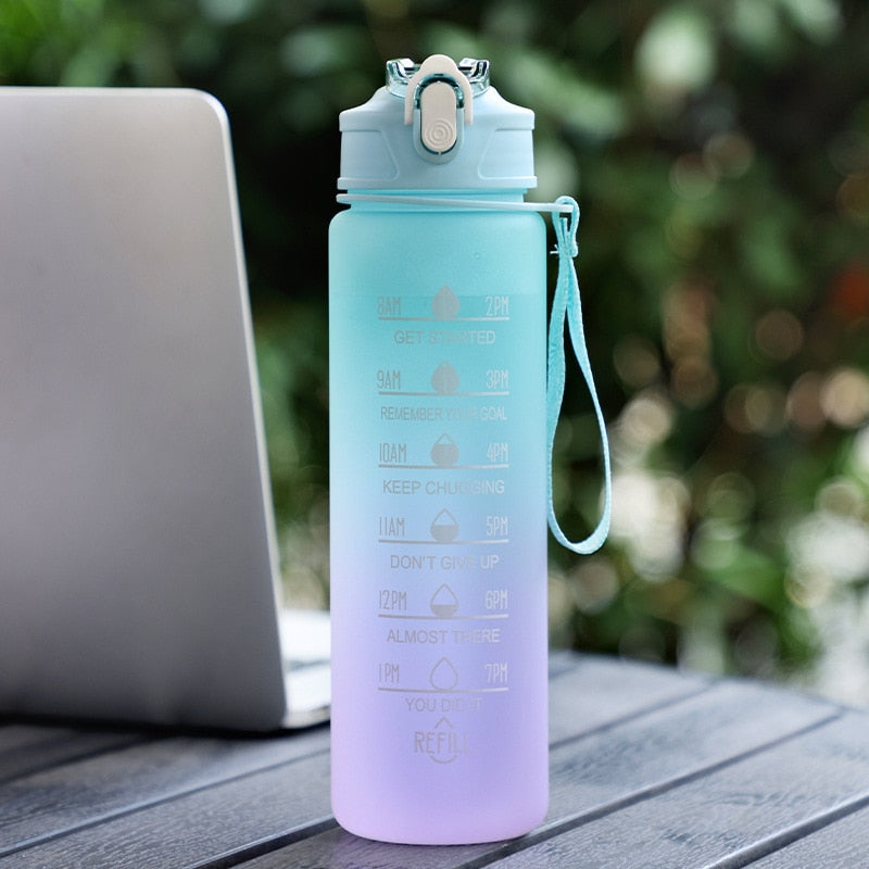 Motivational Fitness Water Bottle