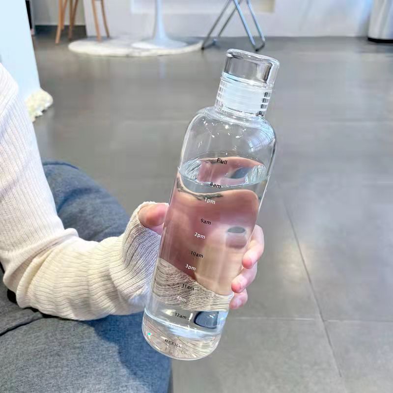 Clear Time Water Bottle