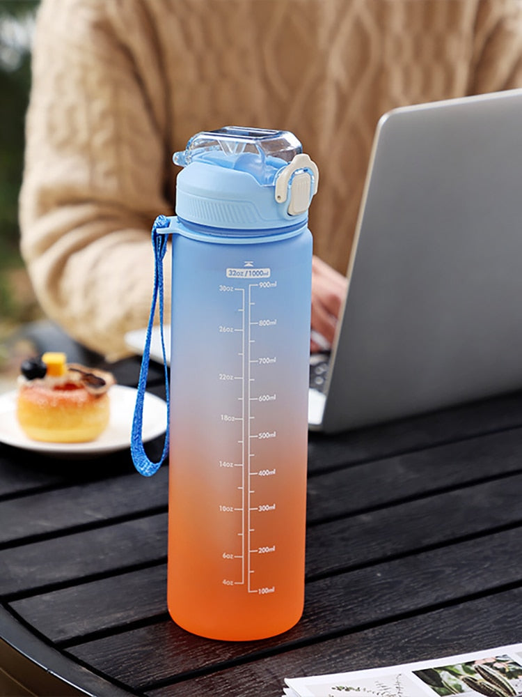 Motivational Fitness Water Bottle