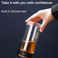 Glass Infuser Water Bottle