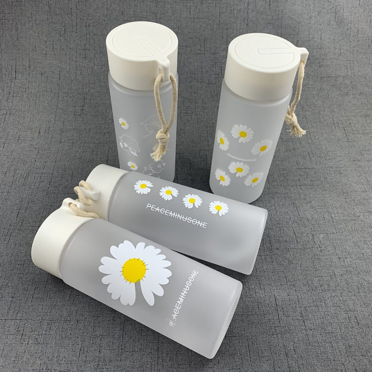 Daisy Plastic Water Bottle